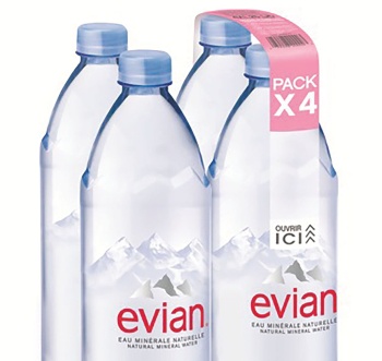 „Nahé“ lahve Evian jsou připraveny k uvedení na trh