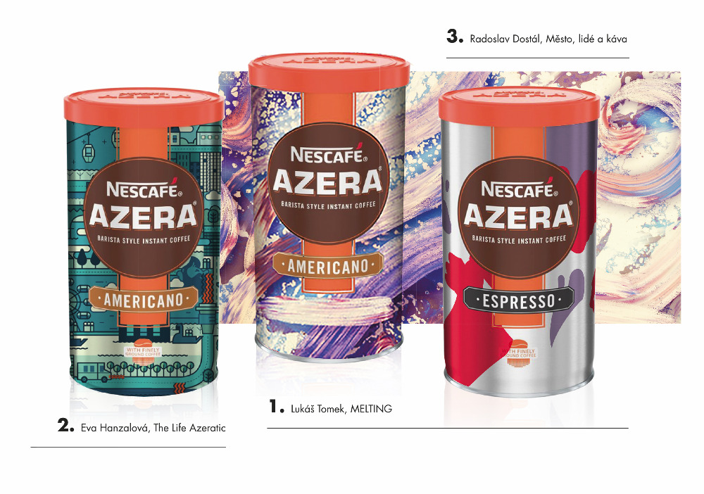 Mladí čeští designéři mění design Nescafé Azera