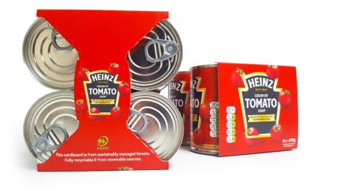 Heinz UK zavádí nový lepenkový multipack od WestRocku