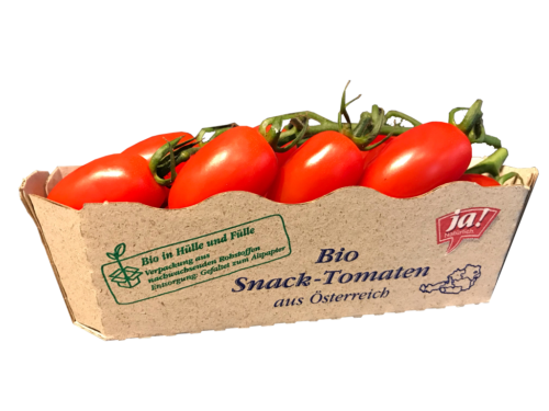 Udržitelné traye na bio rajčata