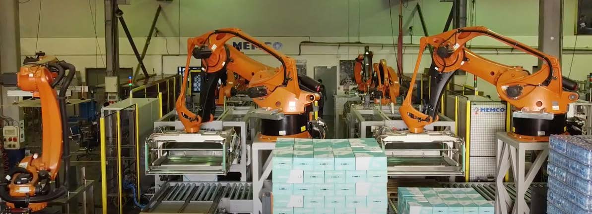 Roboty KUKA zmanipulují 81 000 lahví za hodinu